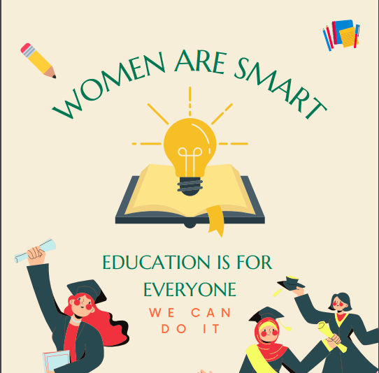 Poster about women in education
